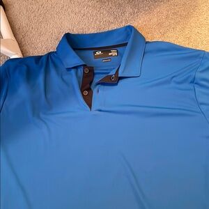Oakley Blue Performance Polo Shirt